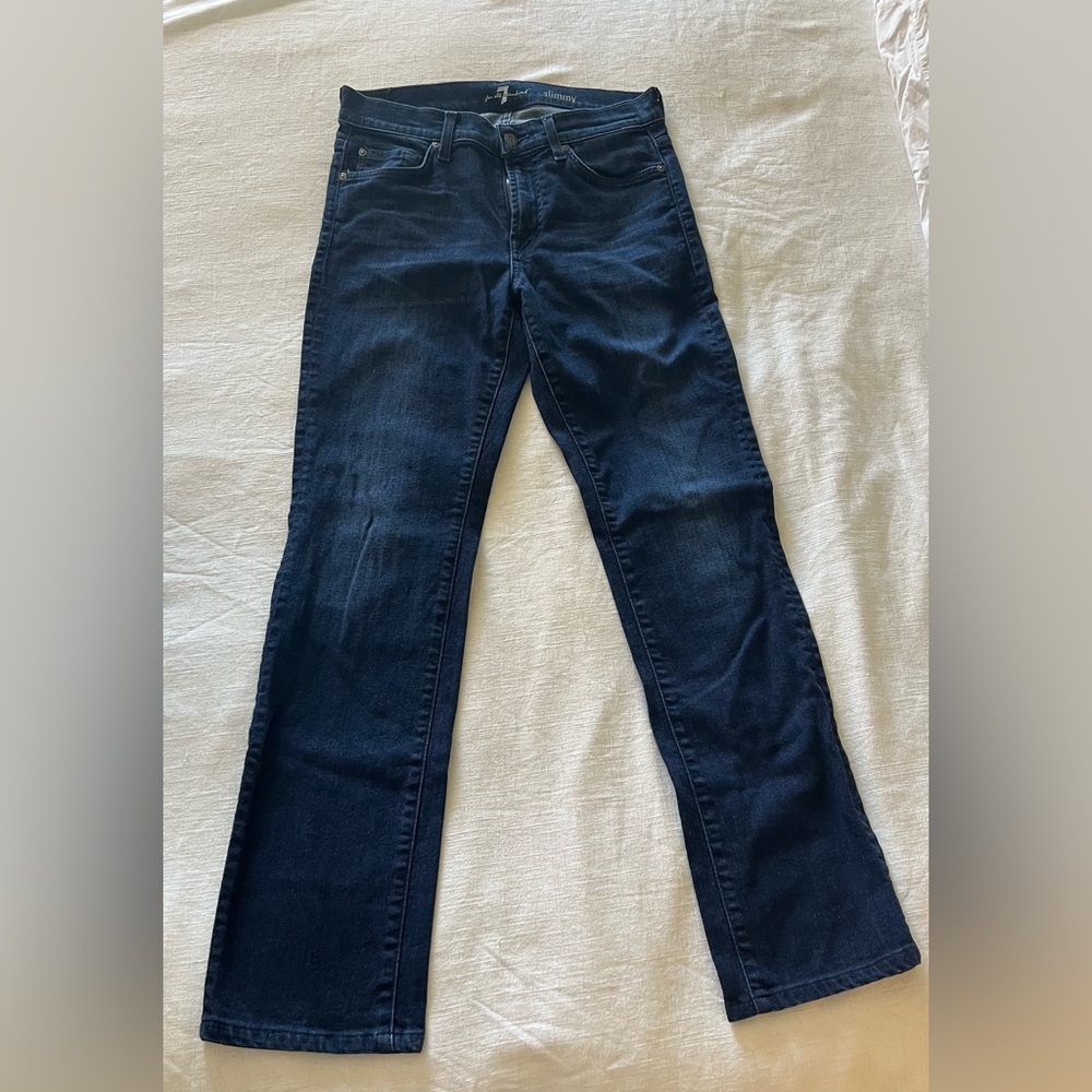 Seven For All Mankind Mens “Slimmy” denim stretch jeans 30x30
